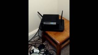 Mediacom modem - light pattern when my connection drops