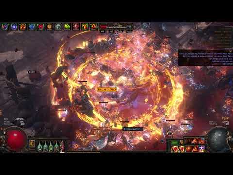 [POE 3.22] Your Daily Dose of MASSIVE AoE Explosions - Mageblood RF Elementalist - FREE DOPAMINE