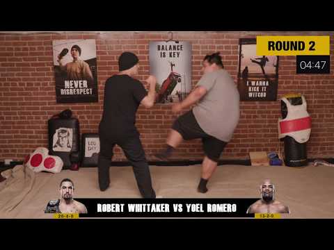 Romero vs Whittaker 2 FULL FIGHT Reenactment