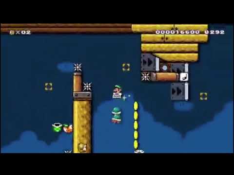 Super Mario Maker 2 Kaizo. In the Shell of the Night- BWL-PPQ-XPF.