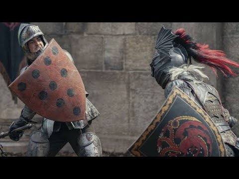 House of The Dragon Daemon Targaryen vs Ser Criston Cole Fight Scene 4k