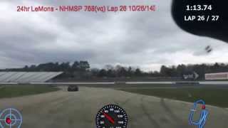 24hr LeMons Halloween Hooptiefest NHMSP Neon 768 vq Lap 26