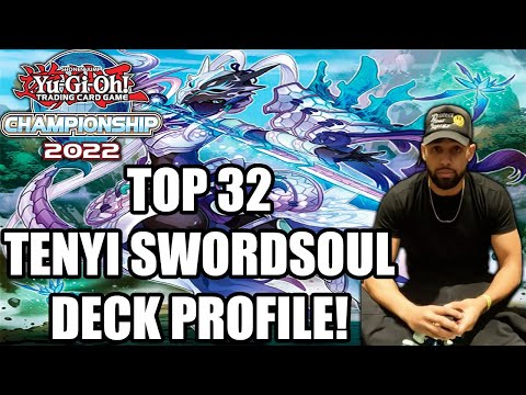 Yu-Gi-Oh! Top 32 NAWCQ 2022 TENYI-SWORDSOUL Deck Profile! [ft. Admassu Williams]