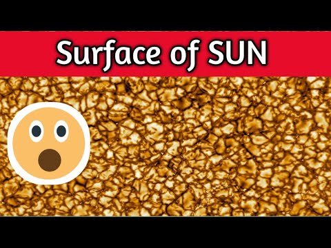 What the surface of the sun looks like