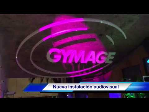 Instalación permanente de sonido Iluminación y video Gymage