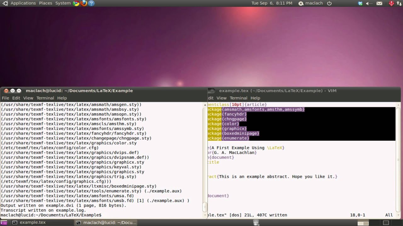 LaTeX Tutorial Part 01