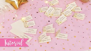 Bigliettini per Bomboniera: Stampa Fronte e Retro | Inkscape