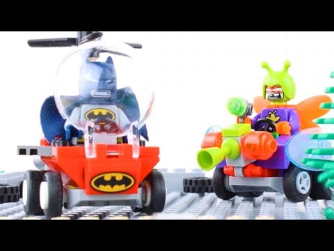 LEGO Batman Brick Building STOP MOTION LEGO Batman vs Villain: Race | LEGO Batman | By LEGO Worlds Video