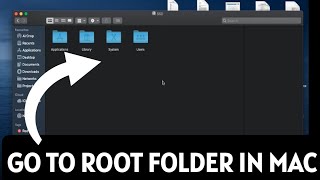 How to go to main or root directory in finder mac | Home folder in macbook