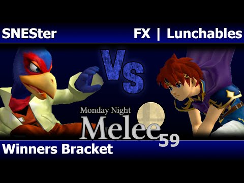 MNM 59 Melee - SNESter (Falco, C Falcon) vs FX | Lunchables (Roy) - Winners Bracket