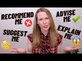 How To Use Recommend, Suggest, Advise | Confusing English Grammar