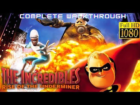 Longplay of The Incredibles Rise of the Underminer (Xbox, 2005)-Complete Walkthrough in HD