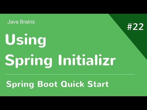 Spring Boot Quick Start 22 - Using Spring Initializr