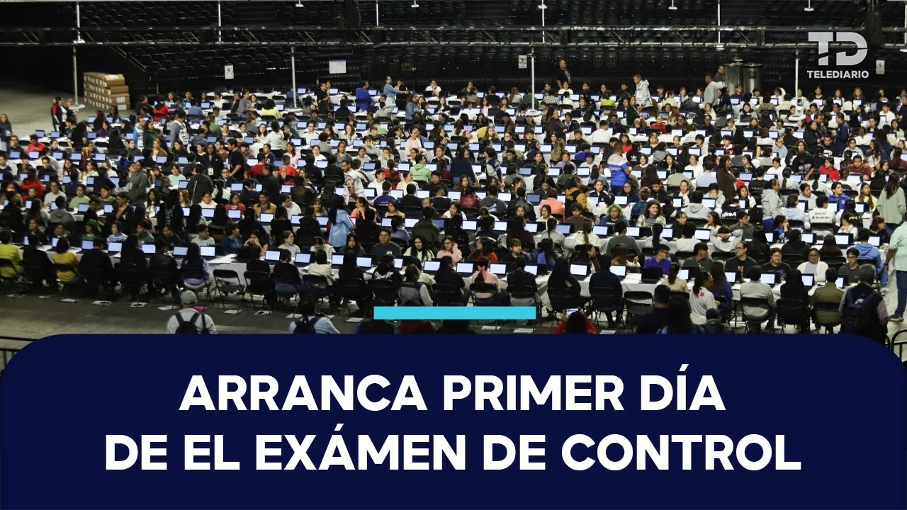 Más de 8 mil aspirantes de la UNAM presentan examen de control en el Palacio de los Deportes