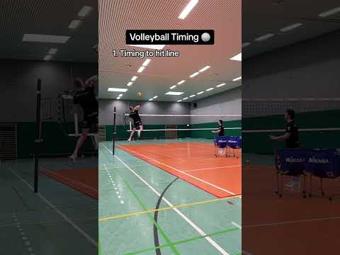 Volleyball Timing for Line & Cross Attack 🏐💪🏼