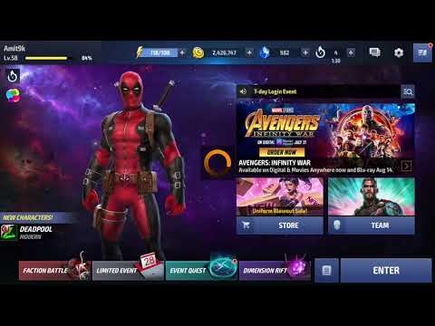 MARVEL future fight Deadpool epic quest way to tire -3