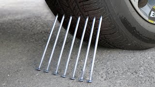 Experiment Car vs Nails, Toothpaste Eruption with Big Pepsi, Fanta, Mtn Dew, Cola & Mentos | Test Ex