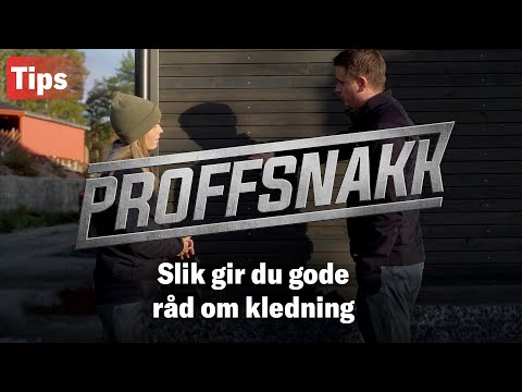 Råd om kledning fra Marnar Bruk!