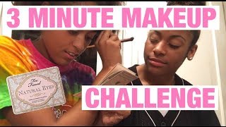 3 MINUTE MAKEUP CHALLENGE | CurlSisters