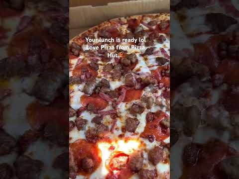 Nothing hits like a hot, cheesy Meat Lover’s Pizza from Pizza Hut 🍕🔥 all the meats, all the flavor