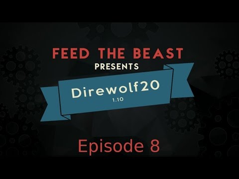 Modded Minecraft : FTB Direwolf20 : Ep 8 : THAT'S a Big Generator! (Immersive Engineering)