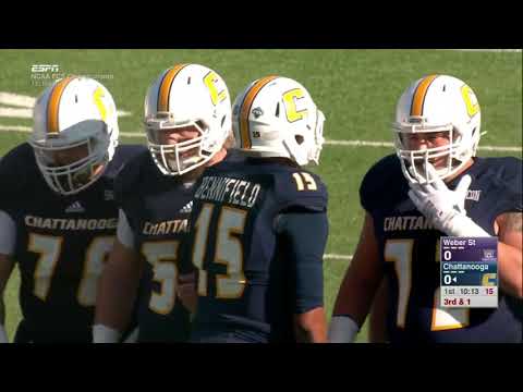 NCAAF 2016 Weber State at Chattanooga FCS Playoffs