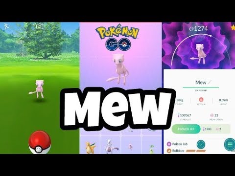 Mew in Pokemon GO ! completed 8/8 special quests