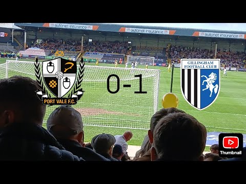 Port vale v gillingham matchday vlog