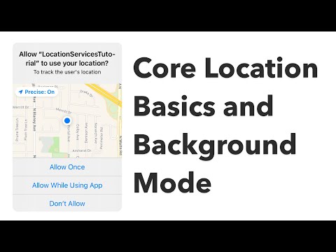iOS Core Location Basics and Background Mode