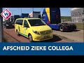 Truckers nemen afscheid van zieke collega met indrukwekkend eerbetoon - OMROEP WEST