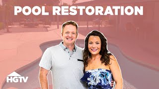 Stunning Outdoor Transformation for Home Near Airport - Full Episode Recap | Desert Flippers | HGTV