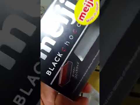 MEIJI BLACK CHOCOLATE #asmr #satisfying #youtubebest #shorts #shorts #trending
