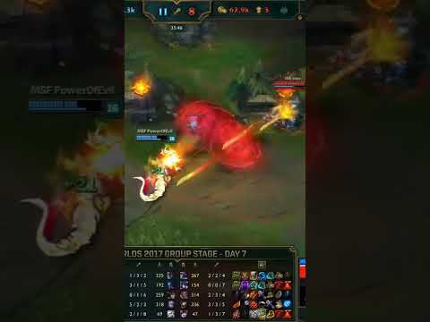 WE xiye Lucian CLEAN SOLO BOLO vs MSF l LoL World Championship 2017