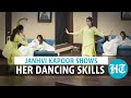 Watch: Janhvi Kapoor posts dance practice video, Khushi's reaction is priceless