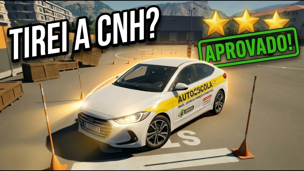 Fiz a AUTO ESCOLA dirigindo igual um LOUCO! - City Car Driving 2.0