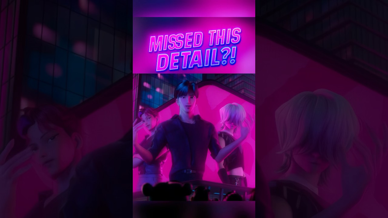 Fans Missed THIS in K-pop Demon Hunters 👀 #kpopdemonhunters #shorts #sajaboys #huntrix