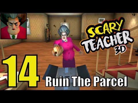 Scary Teacher 3D Short Walkthrough Ruin The Parcel Level 14 (Android, iOS)