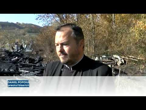 Biserică monument istoric, distrusă de flăcări