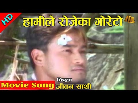 Hamile Rojeko Goreto | Jeevan Saathi Movie Song | Nabin Shrestha | AB Pictures Farm | B.G Dali