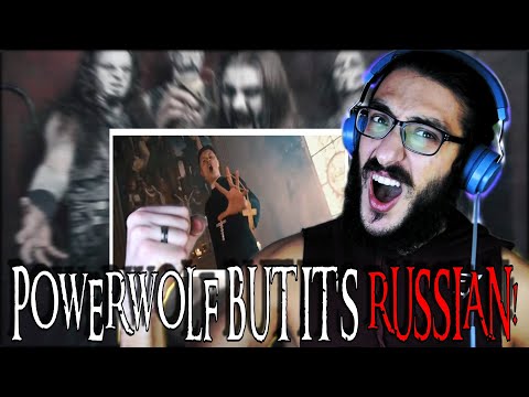 DEMON'S ARE A GIRL'S BEST FRIEND! Radio Tapok - Powerwolf (Russian version) cover reaction