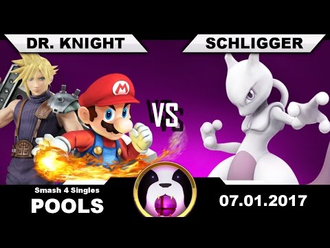 PPT-W17 - Dr. Knight (Cloud, Mario) Vs. Schligger (Mewtwo) - Pools Wave B - Smash 4