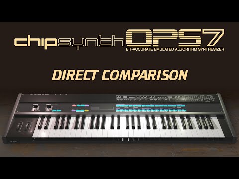 Unscripted live comparison of chipsynth OPS7 with an original mk1