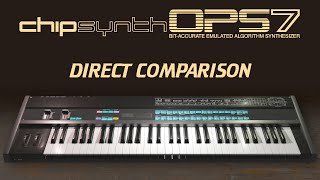 Video thumbnail for Unscripted live comparison of chipsynth OPS7 with an original mk1 by Plogue Art et Technologie, Inc.