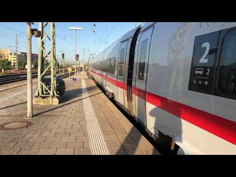 Einfahrt von ICE4 Freistaat Bayern in Hbf Nürnberg