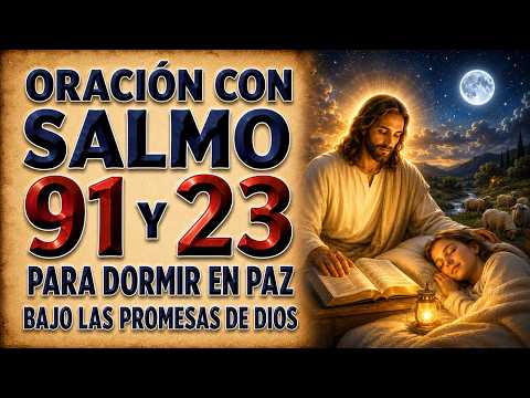 ORACIÓN CON SALMO 91 Y SALMO 23 PARA DORMIR EN PAZ BAJO LAS PROMESAS DE DIOS