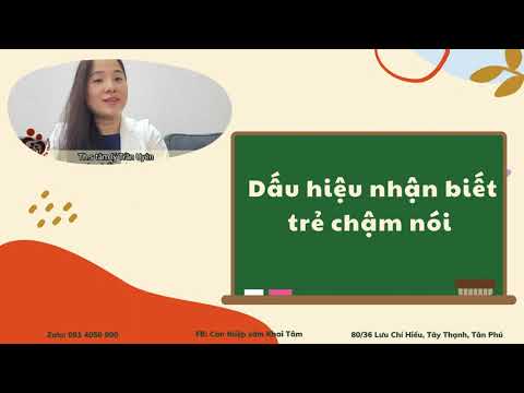 Dấu hiệu nhận biết trẻ chậm nói