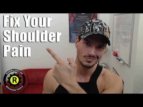 Quick & Easy Stretch for Shoulder Pain or Injury, Also a Giveaway Video