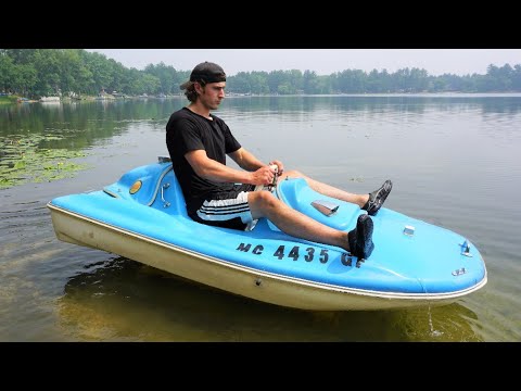 First Ride On The 1960's Mini Jet Boat