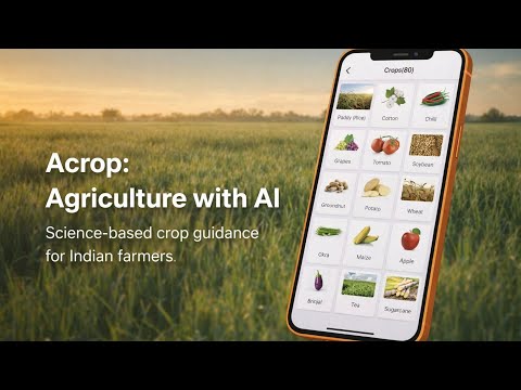 Acrop: Agriculture with AI