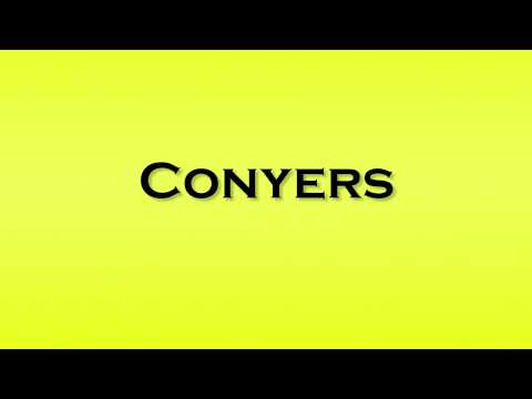 Pronunciation of Conyers
